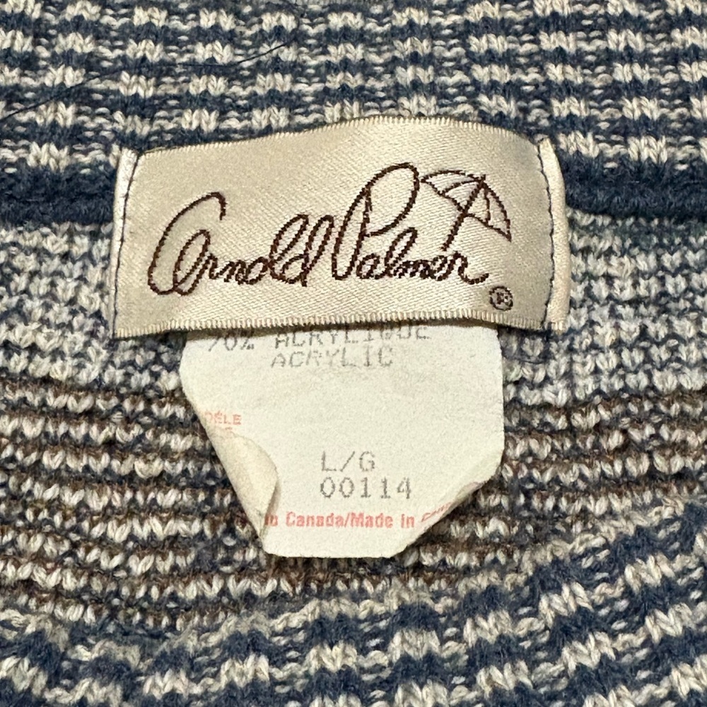 Men’s Arnold Palmer Vintage Sweater Size Large - Picture 4 of 5